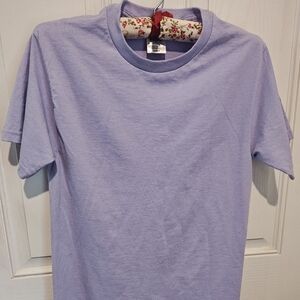 New Lavender T-shirt Fruit Of The Loom Size S/Ch/P